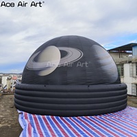 Dôme de planétarium gonflable durable Tente géante personnalisée Dôme de projection gonflable pour les spectacles d'astronomie Éducation et événements en plein air