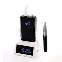Nouvellement Portable Brushless 45000RPM Nail Equipements Foret à Ongles Forte Machine avec Dock de Charge pour Salon de Manucure