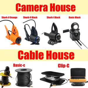 Eyewa V1 4.3 inch dưới nước cá Detector máy ảnh 12 cái hồng ngoại 20m 30m dưới nước máy ảnh với màn hình màu cho mùa đông câu cá - Product Image 3