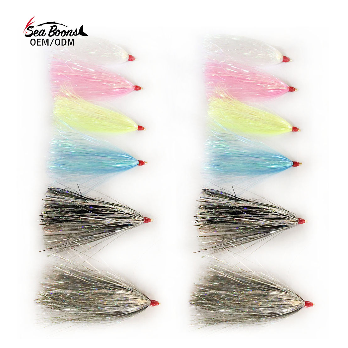 color fishing flies accessories Tigofly 12pcs Copper Cone Head Tube Fly Salmon Trout Fly Lure 9mm length fly tying line jig kitchen