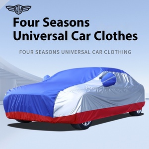 210D Oxford vải đầy đủ xe bao gồm không thấm nước chống bụi che nắng với dày bông Lint chống mưa đá may chống bụi Bìa - Product Image 4