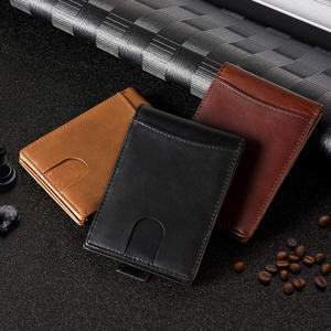 กระเป๋าสตางค์ AndoBag RFID Block Card Holder สำหรับผู้ชาย ทำจากคาร์บอนไฟเบอร์และหนังวัวแท้ ดีไซน์บางเฉียบ พับได้ พร้อมที่หนีบเงิน - Product Image 6