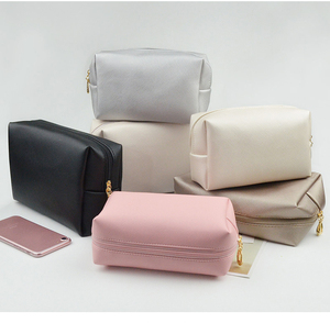 PU Vegan <strong>Leather</strong> Travel Cosmetic Toiletry <strong>Bag</strong> for Women Girls, Gifts Portable Daily Storage <strong>Small</strong> Makeup <strong>Bag</strong> for Purse - Product Image 2