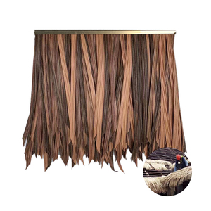 Verkauf Blatt Stroh Gras Blätter 5 M Stroh Dach synthetische künstliche UV rustikale Dekoration Palmblad Tetto Di Paglia - Product Image 1