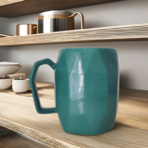 Tazas de Cerámica para Bebidas con Forma de Diamante, Hechas a Mano con Técnicas Tradicionales en Jingdezhen - Product Image 3