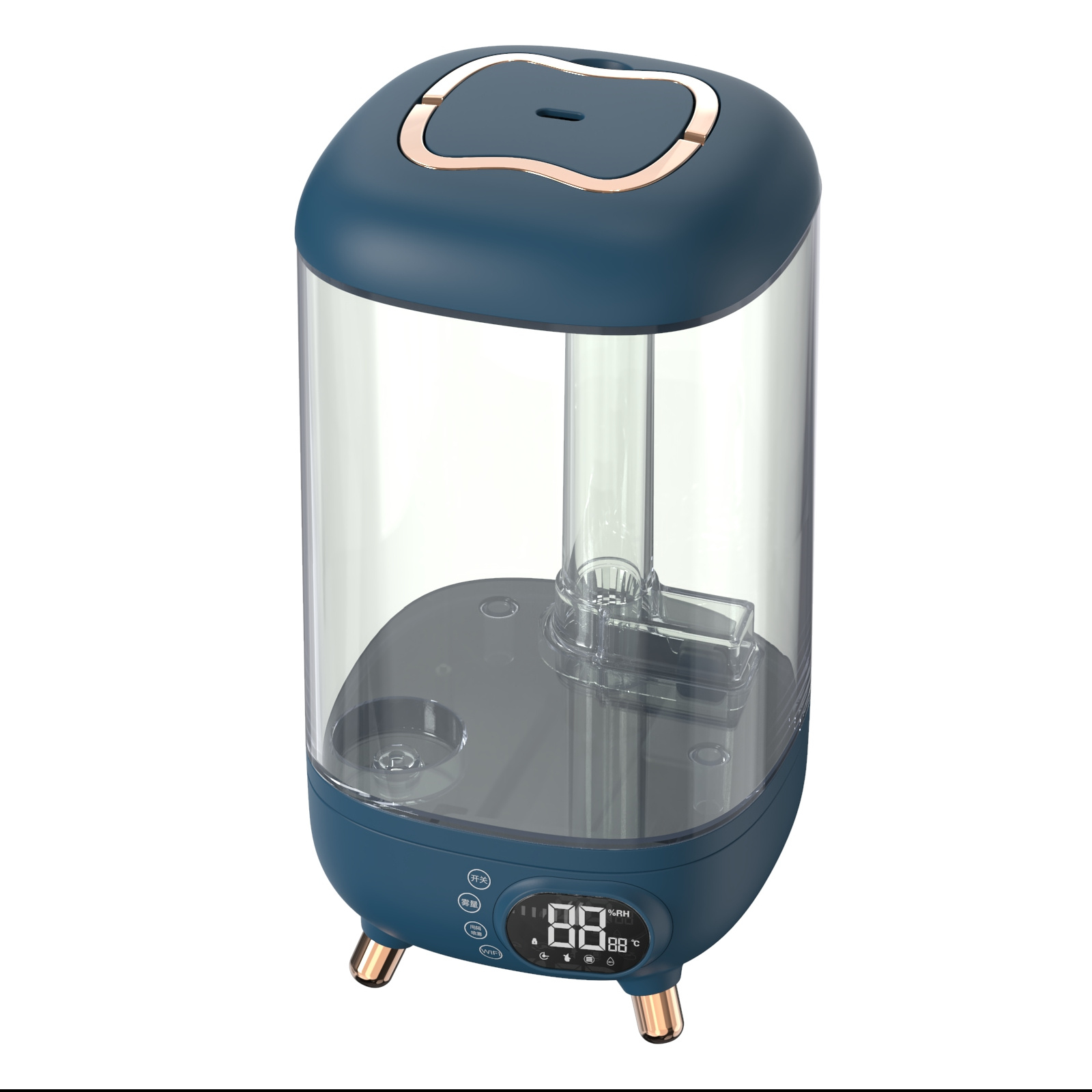 Desktop Tuya Smart Touch Control Ultrasonic Aroma Mini Smart Room Air Humidifiers