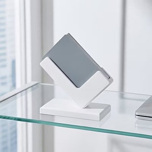 Qianrui Business Card Holder 8.1x6.2cm Minimalist Desktop Display Stand Office <b>Desk</b> Organizer - Product Image 3