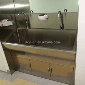 Quirúrgico lavado a mano fregadero con Sensor grifos de acero inoxidable lavado Cuenca para uso del Hospital - Product Image 3