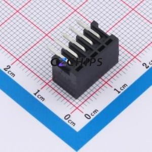 DB2ERC-2.54-5P-BK Plug-in Terminal Block Bent Lead Through Hole,P=2.54mm Board-to-Board / Socket - Closed 1x5P 2.54mm Black - Product Image 2
