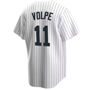 Qualité supérieure, cousu sur mesure, personnalisable # 99JUDGE # 2 JETER # 11 VOLPE # Maillot de baseball 45 <span class=keywords><strong>COIE</strong></span> - Product Image 4