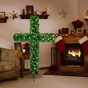 Ý tưởng sản phẩm mới <span class=keywords><strong>2025</strong></span> 6ft có thể gập lại nhân tạo qua Cây giáng sinh - Product Image 5