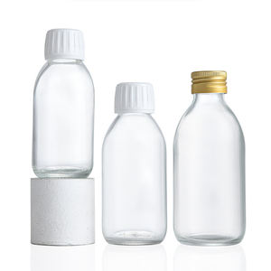 Pequeño Mini Redondo 30ml 60ml 100mL 125ml 200ml 250ml 300ml 500ml Bebida <span class=keywords><strong>Jengibre</strong></span> Shot <span class=keywords><strong>Jarabe</strong></span> <span class=keywords><strong>para</strong></span> <span class=keywords><strong>la</strong></span> <span class=keywords><strong>tos</strong></span> Medicina Licor Botella <span class=keywords><strong>de</strong></span> vidrio - Product Image 6