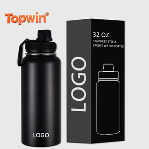 32oz Portable Fitness Free Sip <b>Drinking</b> Bottle 25oz Double Wall Metal <b>Hot</b> Water <b>Flasks</b> Vacuum Thermos with Handle - Product Image 1