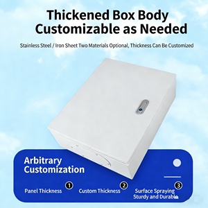 दोहरी शक्ति स्वचालित हस्तांतरण स्विच वितरण बॉक्स 63a तीन चरण एकल-चरण 2 पी/4 पी घरेलू दीवार - Product Image 3