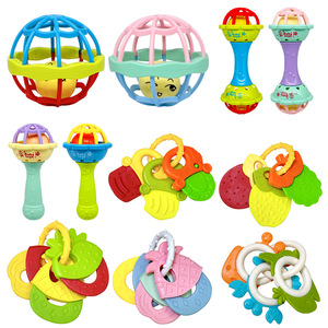 Jouet pour bébé nouveau-né, <span class=keywords><strong>hochet</strong></span> à main, caoutchouc souple, marteau à sable, 0-3-12 mois, boule de Manhattan pour les gencives, <span class=keywords><strong>hochet</strong></span> en plastique - Product Image 2