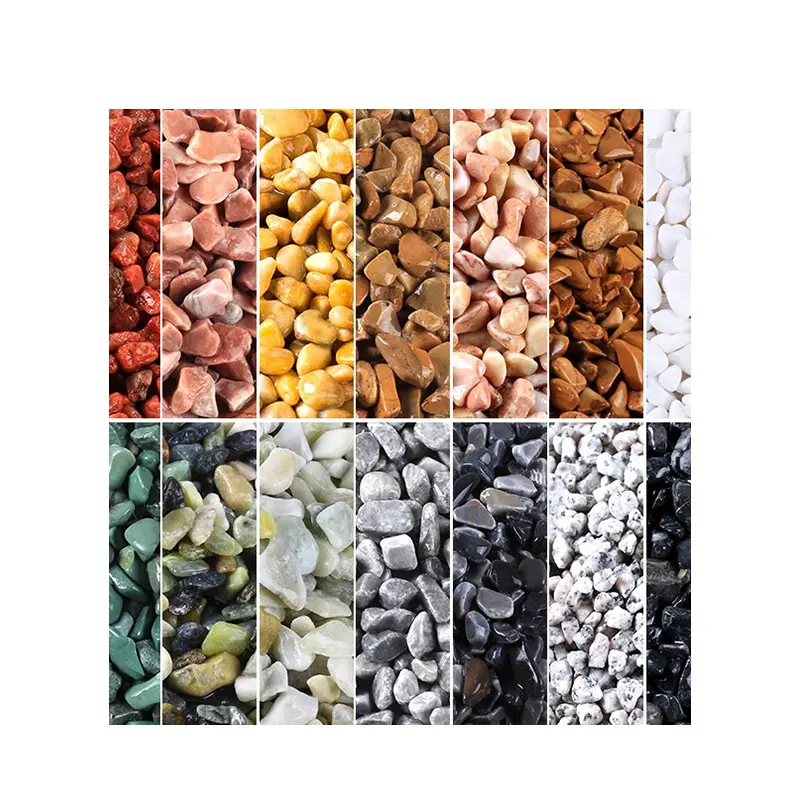 Premium Quality Pebble Stone Natural Landscape Stone Colour Gravel stone for Park Garden Hotel Modern Design