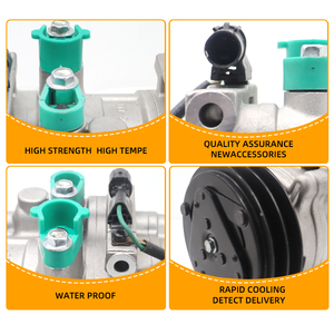 Hyundai Otobüs, ISUZU Kamyon, Ford Transit County Minibüs, Freestar Klima Sistemi için SP-21 2A 24V A/C Klima Kompresörü - Product Image 4