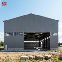 Entrepôt préfabriqué modulaire moderne ZTSS, atelier à structure en acier facile à assembler avec ossature métallique, construction en panneaux sandwich