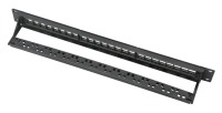 Panel Patch RJ45 Keystone Kosong Cat6 UTP Tanpa Pelindung 24 Port 1U 19 Inch untuk Rak dengan Back Bar
