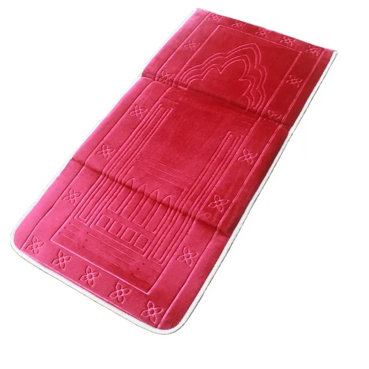 High quality foldable back rest islamic prayer mat with backrest