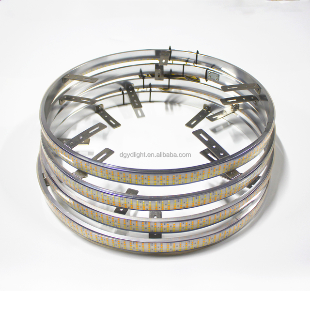 Double Color Quad Row Switchback Wheel Light Amber/White with Start-up Animation Function Wheel Light Kit for DRL/Turning Light