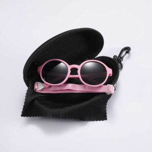 Occhiali da Sole Polarizzati per <span class=keywords><strong>Bambini</strong></span> Personalizzati OEM, Montatura Nera, Protezione UV per <span class=keywords><strong>Bambini</strong></span> e Bambine, Occhiali da Sole per Neonati - Product Image 2