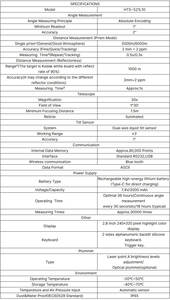 Estação <span class=keywords><strong>Total</strong></span> GPS Hi-Target <span class=keywords><strong>ZTS</strong></span>-421L10/HTS-521L10 de Boa Qualidade com Tela Colorida HD, Instrumento de Levantamento de Longo Alcance IP66 5000m - Product Image 6