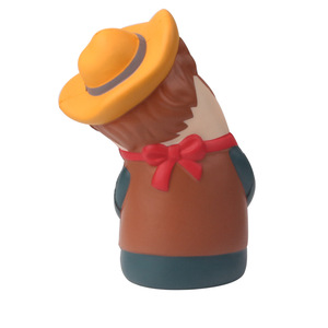 Pu Foam Cowboy Fidget Toy With Hat And Bandana For Kids 5 To 7 Years Unisex Slow <b>Rebound</b> Stress Relief Toy - Product Image 3