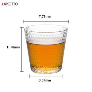 Gelas Bundar Gelas Bir Tebal Permukaan Sarang Lebah Gelas Kaca <span class=keywords><strong>Vodka</strong></span> Es untuk Pertandingan Sepak Bola Klub - Product Image 2