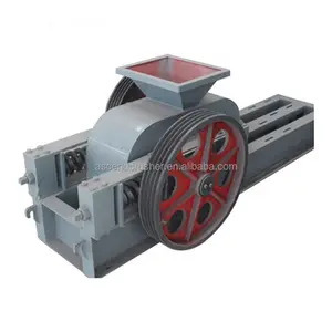 Carvão Calcário Pet Coke Calcium Carbide Clay Alta Pressão 2-Roller Crusher