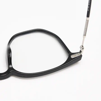 Montures de lunettes tendance 2023, design personnalisé, vente chaude, anti-lumière bleue, grandes montures carrées, verres transparents, monture en plastique