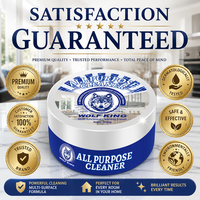 Pâte nettoyante multi-surfaces ultra-résistante, crème solide pour éliminer les taches, pour la maison