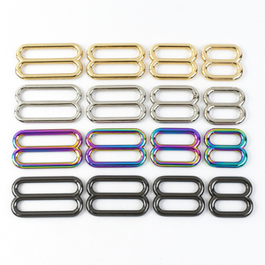 Meetee bfbf2/2. 5/<span class=keywords><strong>3.2</strong></span>/3.8cm renkli bagaj aksesuarları çinko alaşımlı ayarlayıcı kaymak sırt çantası tri-glide toka - Product Image 1