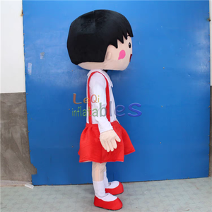 Haute qualité belle <span class=keywords><strong>Momoko</strong></span> fille chi-bi Maruko personnalisé personnage de dessin animé mascotte Costume/personnalisé mascotte Costume Cosplay Costume - Product Image 2