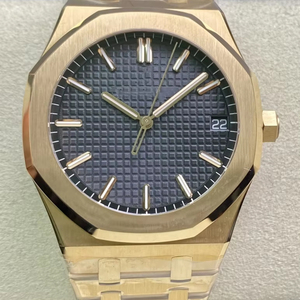 Reloj Mecánico de Lujo, Super Calidad, Resistente al Agua, 41mm, Fábrica ZF, Movimiento ETA 4302, 15500, Zafiro Luminoso, Oro Rosa, Negro - Product Image 1