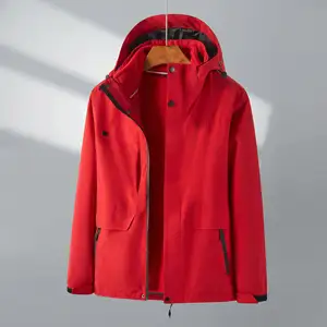 3 in 1 unisex winter waterproof russian winter jacket men down coat puffer Outdoor Jackets