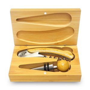 Factory Direct Supply Red <b>Wine</b> Tools 5-piece <b>Gift</b> Bottle Opener <b>Wine</b> <b>Set</b> Multi-functional Portable Folding Stainless Steel - Product Image 1