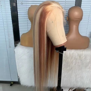 Trio Highlight 613 Blonde Body Wave Perruque frontale en dentelle colorée HD dentelle transparente perruques de <span class=keywords><strong>cheveux</strong></span> humains pré-plumées pour les femmes noires - Product Image 6