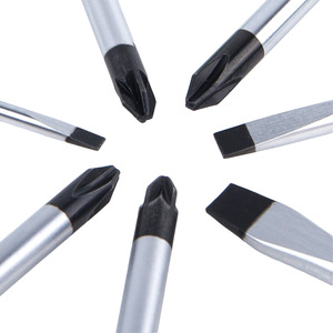 Oumio <b>Screwdriver</b> Set 7 Pc Flat And Cross Head Magnetic Handle For Home And Car Repair - Product Image 2