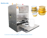 Machine de scellage thermique manuelle pour contenants de restauration rapide, scelleuse d'emballages alimentaires à emporter, machines d'emballage pour nouilles et pâtes italiennes