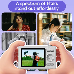 Cámara de Video y Fotos Retro de Alta Calidad para Vlogs y Selfies, 4K 64MP, Zoom Digital 16X, Sensores CCD Digitales de 2.8 Pulgadas - Product Image 6