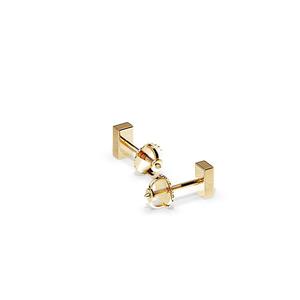 Pendientes de Botón Redondos de Moissanita Brillante de Diseño de Lujo, Plata de Ley 925, Accesorios Clásicos de Moda para Mujer - Product Image 4