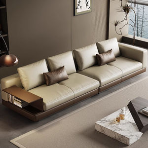 סט ספות משרדיות יוקרתיות למנכ\\\"ל, מאושר CE, איכותי, מודרני, ידידותי לסביבה, ספת עור ניתנת להמרה, לבית, למשרד, למלון ולעסקים - Product Image 3