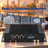 Komputer Kontrol Industri Intel Core I3 dengan 8 Port USB untuk Pengawasan Lini Pengemasan