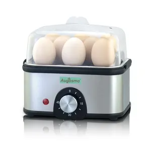 KL-911 Frying-Steaming Egg Boiler 2-in-1 stainless steel egg cooker with non-stick coated frying pan