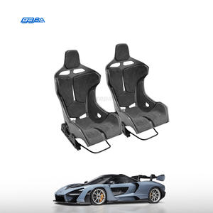 Asientos de coche de fibra de carbono personalizados de modelo universal, suministro de fábrica, para McLaren 720S 540C 650S Senna, tela Alcántara - Product Image 1