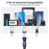 Kabel Charger Cepat MSUPER MFI USB 3ft 6ft 10ft Laris Manis Aplikasi Magnet Industri untuk iPhone 14 13 12 11 Pro Max Pengelasan