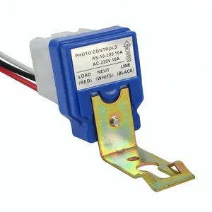 AC 220V 10A 50-60Hz photocell sensor for day/night light control outdoor Street lamp switch