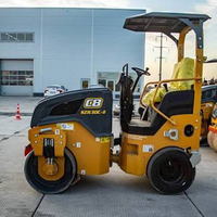 Compacteur tandem STR27C-10 économique de 2,7 tonnes, adapté à l'entretien routier et aux projets d'infrastructure à petite échelle