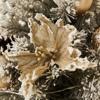 Fournitures de décoration de Noël 30/45/60cm Argent Or Ornements Mini Petit Arbre de Noël de Table
